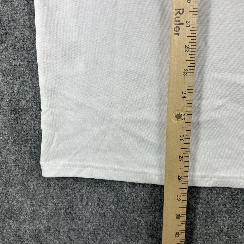 Under Armour Shirt Mens Small White Oversized Heavyweight Cotton‎ Tee 1384037